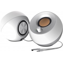 Creative Speakers Pebble 2.0 USB Desktop , White (51MF1680AA001)