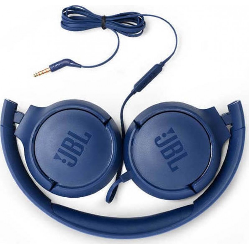 JBL Tune 500 OnEar Universal Headphones (Blue)