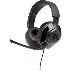 JBL Quantum 200 Over-Ear Wired Gaming Headset (Black)