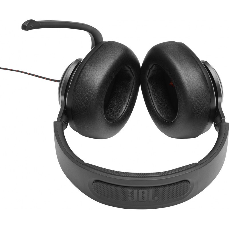 JBL Quantum 200 Over-Ear Wired Gaming Headset (Black)