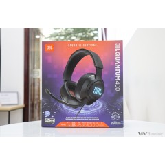 JBL Quantum 400 Over-Ear Wired Gaming Headset Surround RGB (Black)