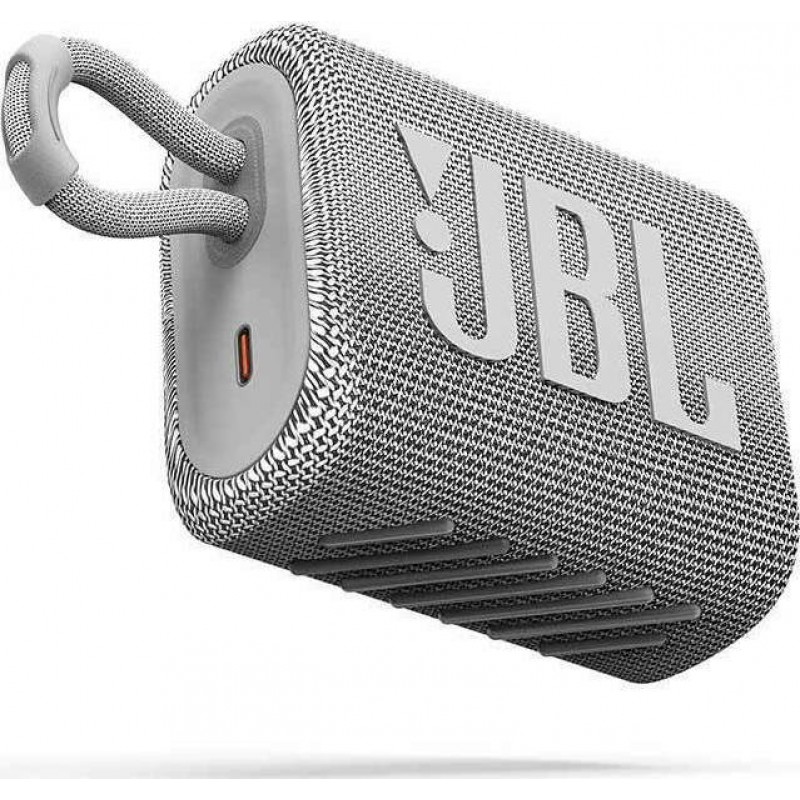 JBL Go 3 Bluetooth Speaker (White)