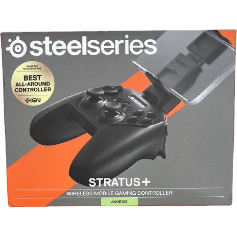 SteelSeries Stratus+ Ασύρματο & Ενσύρματο Gamepad για Android / PC Μαύρο (69076)