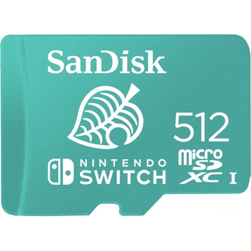 SanDisk Nintendo Switch 512 GB 100MB/s microSDXC UHS-I U3, V30 (SDSQXAO-512G-GNCZN)