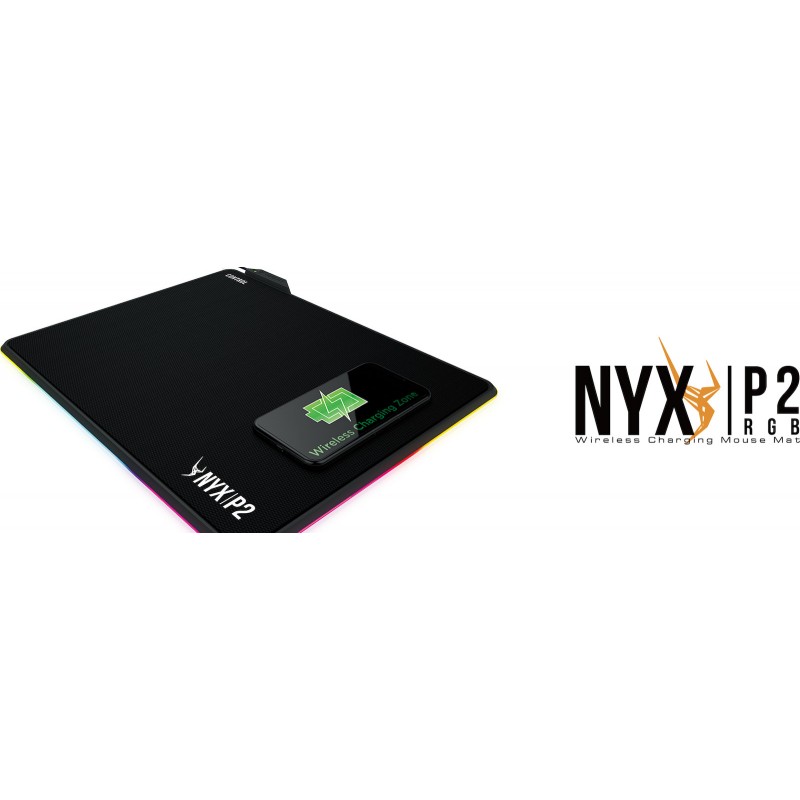 Gamdias NYX P2 RGB Wireless Charging Mouse Mat