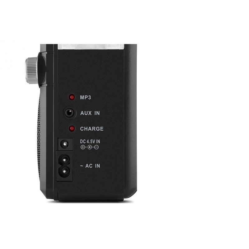 SVEN SRP-355/SV-017125 black Ρετρό Φορητό Ραδιόφωνο ρεύματος & Επαναφορτιζόμενη μπαταρία