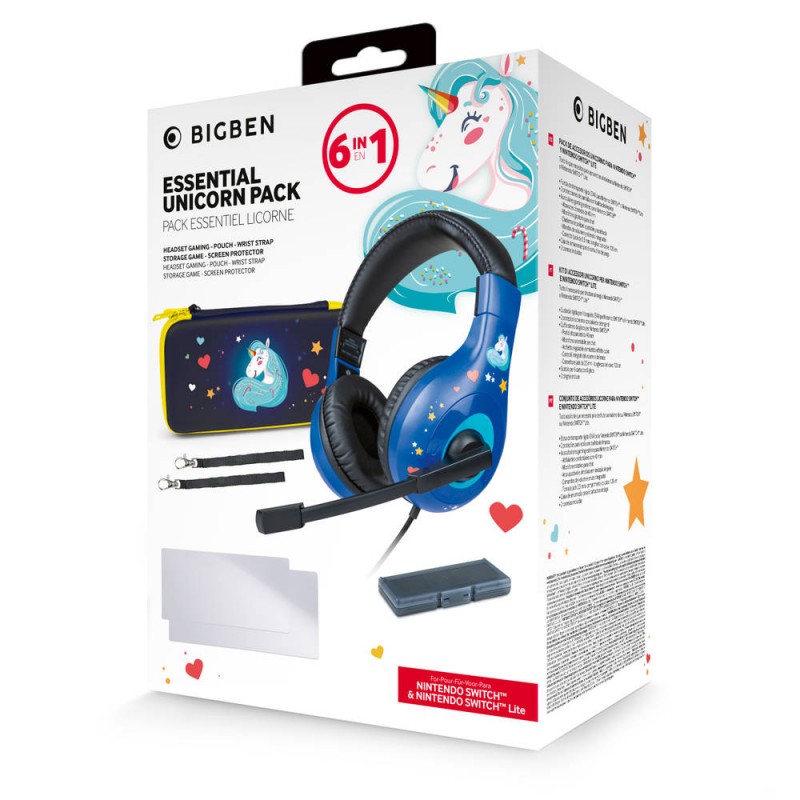 Bigben Essential Unicorn Pack for Nintendo Switch