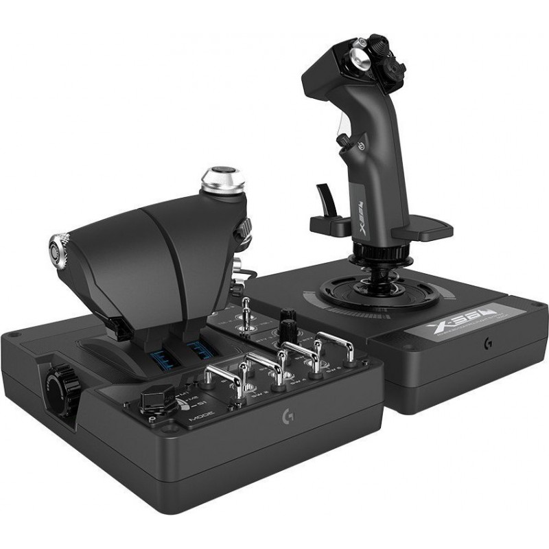 Logitech Saitek X56 H.OT.A.S. Flight Control System Ενσύρματο Controller