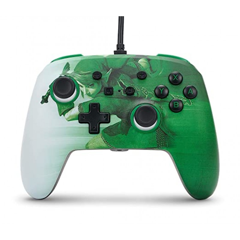 PowerA Legend Of Zelda Wired Nintendo Switch Pro Style Controller Heroic Link (1516984-01)