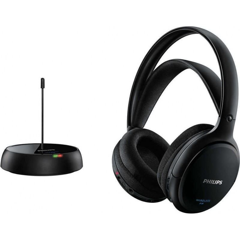 Philips SHC5200 Ασύρματα On Ear Ακουστικά Τηλεόρασης Μαύρα Philips SHC5200 Ασύρματα On Ear Ακουστικά Τηλεόρασης Μαύρα