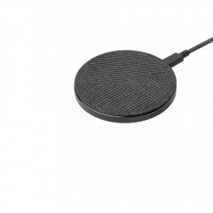 Native Union Drop Wireless Charger with Fabric, 2m Cable & adapter DROP-GRY-FB-NP (Slate)