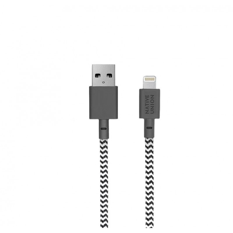 Native Union Belt USB A to Lightning 1.2m BELT-L-ZEB-2-NP (Zebra)