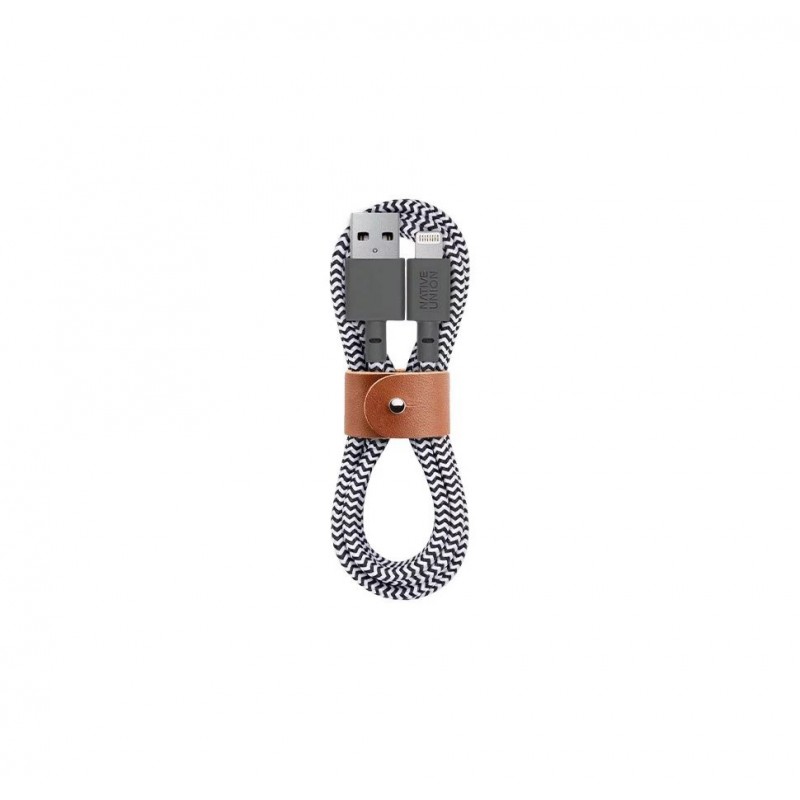 Native Union Belt USB A to Lightning 1.2m BELT-L-ZEB-2-NP (Zebra)
