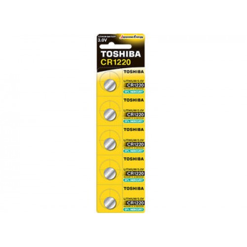 TOSHIBA CR1220 PW BP-5N - Μπαταρία Λιθίου (5 τμχ)