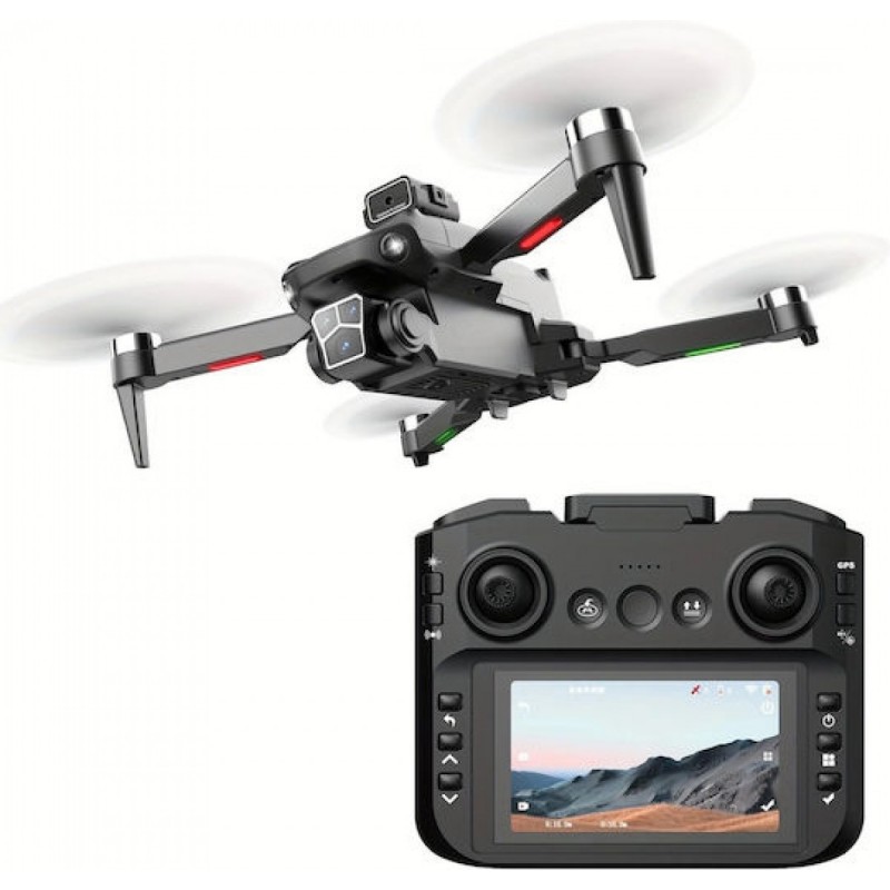 Toysky S182GPS Drone 4K Κάμερα με χειριστήριο με Οθόνη 4,5