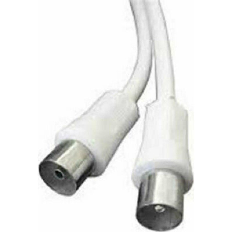Sbox Καλώδιο Κεραίας Coax male - Coax female Λευκό 10m (RF-10)