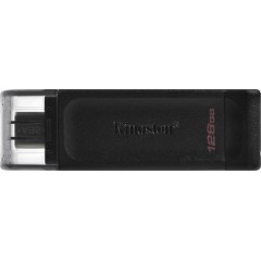 Kingston DataTraveler 70 128GB USB 3.2 Stick με σύνδεση USB-C Μαύρο