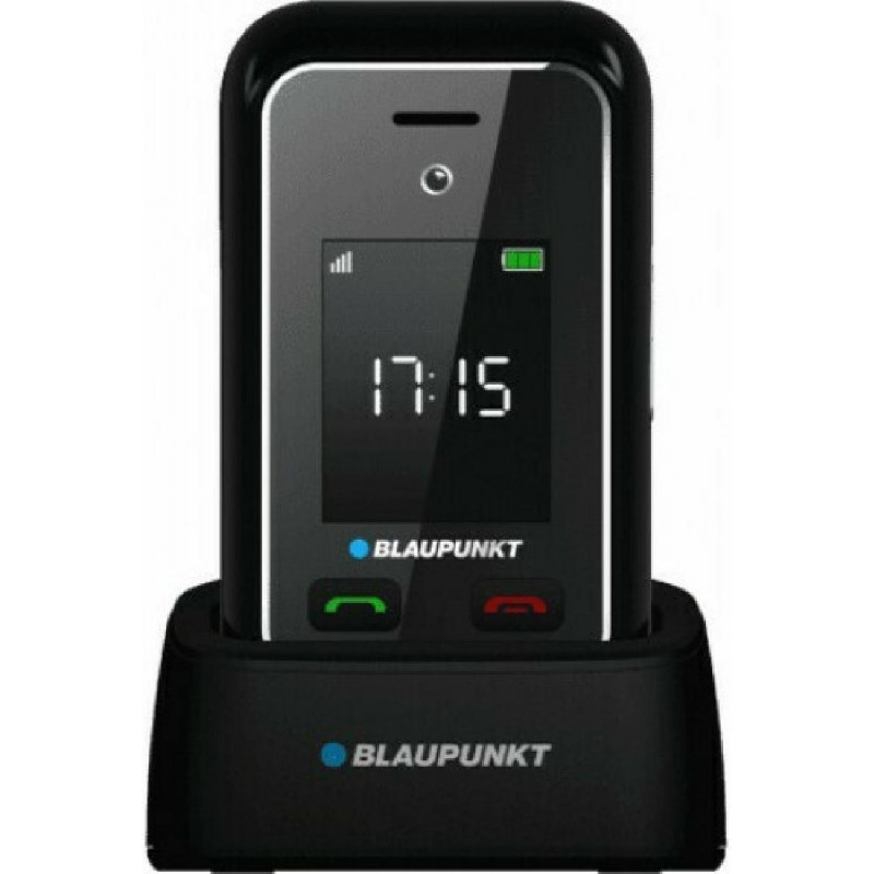 Blaupunkt BS08 Black Κινητό Τηλέφωνο με Μεγάλα Κουμπιά, SOS Call, για Ηλικιωμένους (RO) Blaupunkt BS08 Black Κινητό Τηλέφωνο με Μεγάλα Κουμπιά, SOS Call, για Ηλικιωμένους (RO)