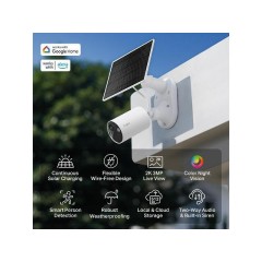 TP-LINK Tapo C410 Kit 2K Wi-Fi Εξωτερική Κάμερα Solar Panel