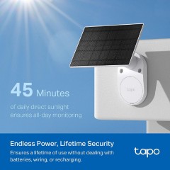 TP-LINK Tapo C410 Kit 2K Wi-Fi Εξωτερική Κάμερα Solar Panel