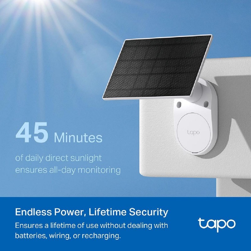 TP-LINK Tapo C410 Kit 2K Wi-Fi Εξωτερική Κάμερα Solar Panel