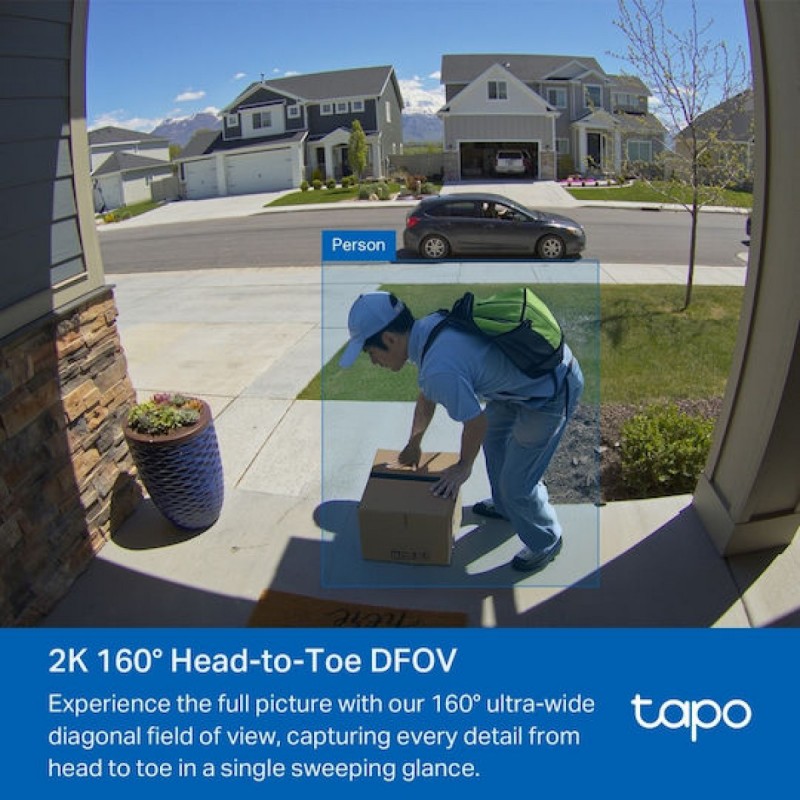 Tp-Link Tapo D210 Video Doorbell Camera v2.0 (0100000362)