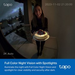 Tp-Link Tapo D210 Video Doorbell Camera v2.0 (0100000362)