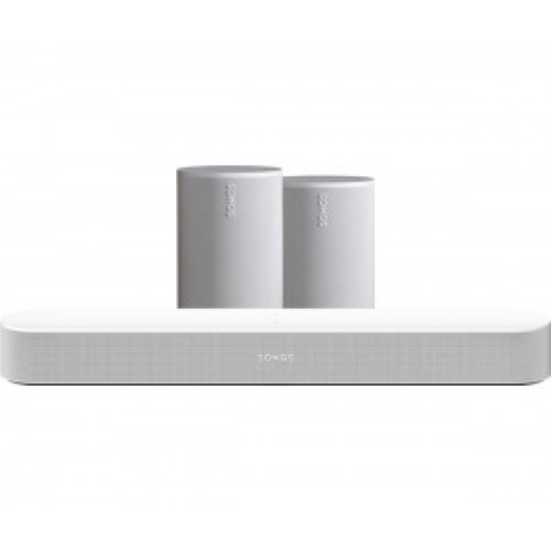 Sonos Beam 5.0 Surround Set (Beam Gen2 + 2xEra 100) White Sonos Beam 5.0 Surround Set (Beam Gen2 + 2xEra 100) White