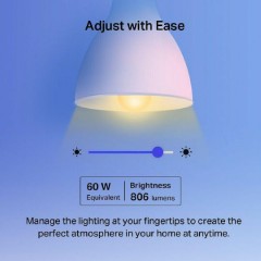 TP-LINK Tapo Smart Λάμπα LED για Ντουί L530E E27 RGBW 806lm Dimmable (0184501252) v3.30