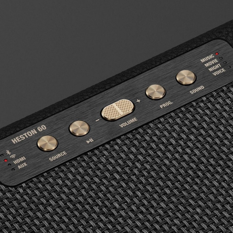 Marshall Heston 60 Soundbar + Marshall Heston 200 Sub Bundle Black