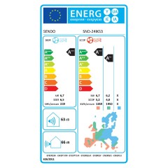Sendo Ikaros SND-24/IKS3 Κλιματιστικό Inverter 24000 BTU A++/A+++ με WiFi
