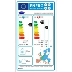 Sendo Hermes Gold SND-12/HRSB2 Κλιματιστικό Inverter 12000 BTU A++/A+++ με WiFi Black
