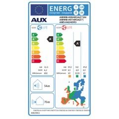 AUX C Series Εσωτερική Μονάδα Τοίχου για Multi Κλιματιστικά 24000 BTU A++/A+++ (AMWM-H24/4R3A) Λευκό