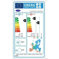 Carrier Celest (42QCE/38QCE012D8SH2) Wi-Fi 12000BTU A+++/A+++ Κλιματιστικό (Λευκό)