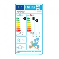 Toyotomi Erai (CTN/CTG 335 BV) Κλιματιστικό Inverter 12000 BTU A+++/A++ με Τεχνητή Νοημοσύνη Black Velvet