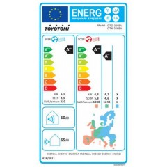 Toyotomi Erai (CTN/CTG 371 BV) Κλιματιστικό Inverter 24000 BTU A+++/A++ με Τεχνητή Νοημοσύνη Black Velvet