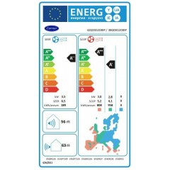 Carrier Cyra (42QCE /38QCE012D8SP) Κλιματιστικό Inverter 12000 BTU A++/A+ με Ιονιστή και WiFi