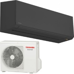 Toshiba Edge (RAS-B24G3KVSGB-E+RAS-24J2AVSG-) Κλιματιστικό Inverter 24000 BTU A++/A+++ Black