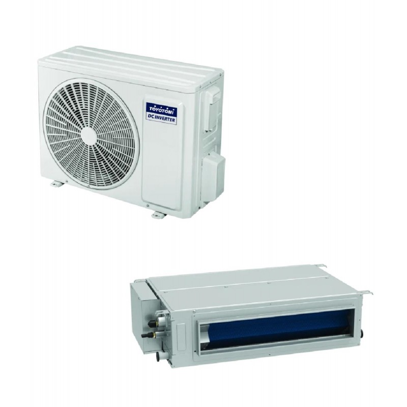 Toyotomi (DCT24IUINVR32+OU241INVR32) Επαγγελματικό Κλιματιστικό Inverter Καναλάτο 24000 BTU