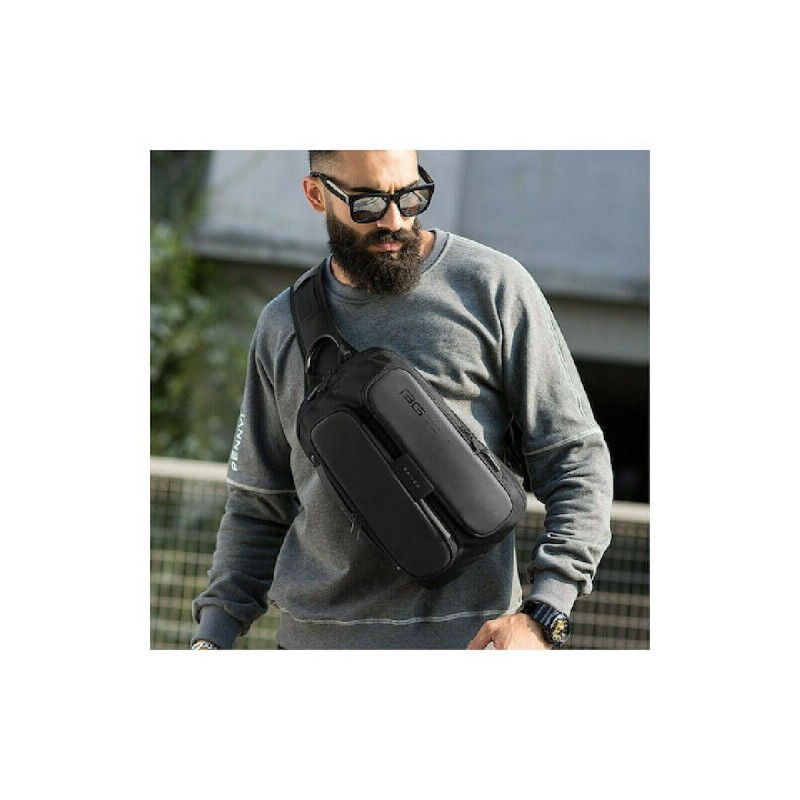 Bange Τσαντάκι ώμου χιαστί crossbody 7079 μαύρο