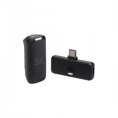 JBL Quantum Stream Wireless USB-C Clip-on Wireless Microphone Black