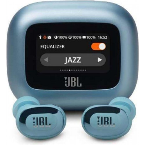 JBL Live Buds 3 Bluetooth Handsfree Ακουστικά με Αντοχή στον Ιδρώτα και Θήκη Φόρτισης Μπλε