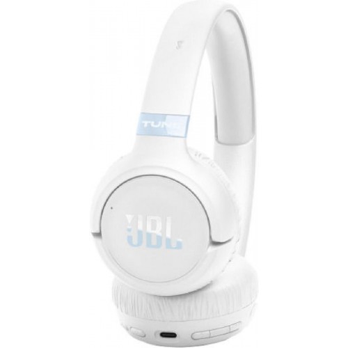 JBL Tune 680NC Ασύρματα Bluetooth On Ear Ακουστικά με 50 ώρες Λειτουργίας Λευκά