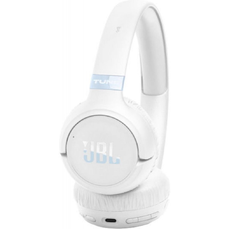 JBL Tune 680NC Ασύρματα Bluetooth On Ear Ακουστικά με 50 ώρες Λειτουργίας Λευκά