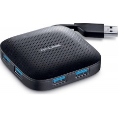 Tp-Link UH400 SuperSpeed USB 3.0 4-Port Portable Hub v5.0 (0102500046) Black