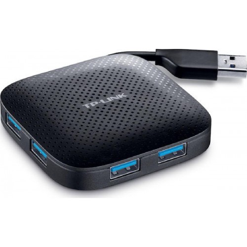Tp-Link UH400 SuperSpeed USB 3.0 4-Port Portable Hub v5.0 (0102500046) Black