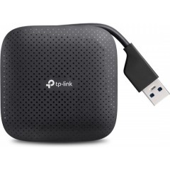 Tp-Link UH400 SuperSpeed USB 3.0 4-Port Portable Hub v5.0 (0102500046) Black