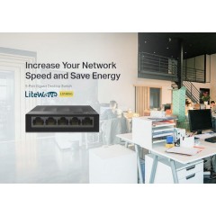 TP-LINK LS1005G Unmanaged L2 Switch με 5 Θύρες Ethernet (1700000476) v5.40