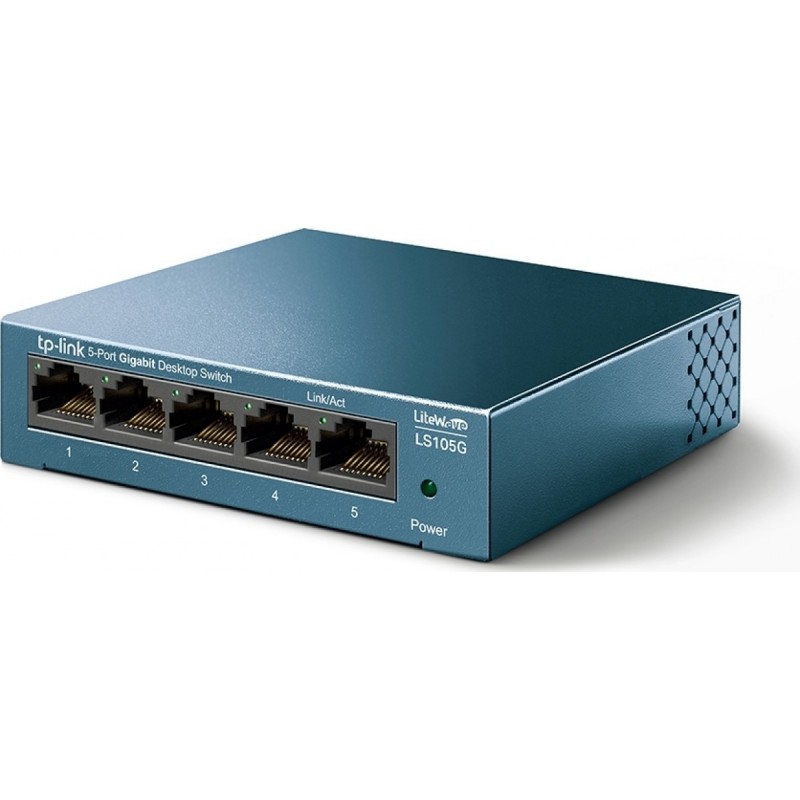 TP-LINK LS105G v4.4 Unmanaged L2 Switch με 5 Θύρες Gigabit (1Gbps) Ethernet