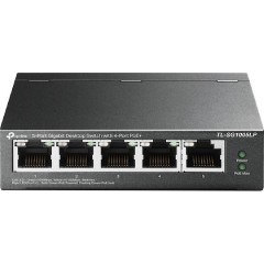 TP-LINK TL-SG1005LP v1 Unmanaged L2 PoE+ Switch με 4 Θύρες Gigabit (1Gbps) Ethernet v4